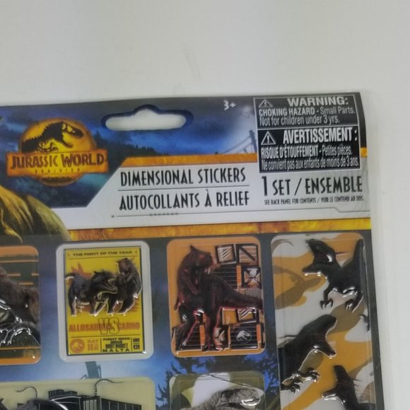 Jurassic world dimensional Stickers 3D - Picture 5 of 8